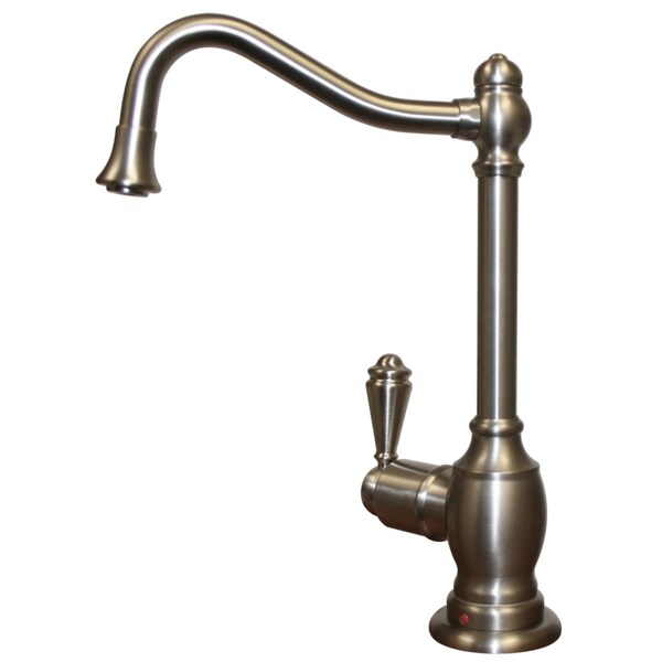 Whitehaus Point Of Use Instant Hot Water Faucet W/ Traditional Spout And Self Cl WHFH-H3130-BN - main